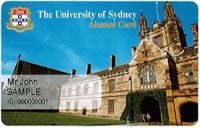 Sample of University of Sydney Alumni Card